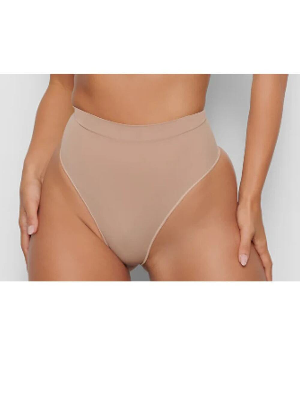NWT SKIMS Seamless Sculpt Mid Waist Thong Size L Wedding Normcore